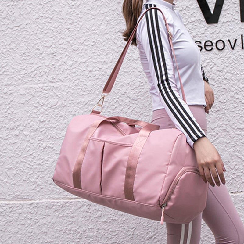 Gym Bag with Shoe Compartment