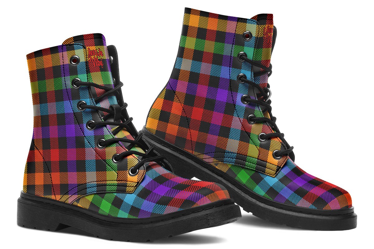 Boots-RainbowCheckered-YWV-36328-HFboots-Blk-STR8-YWV.jpg